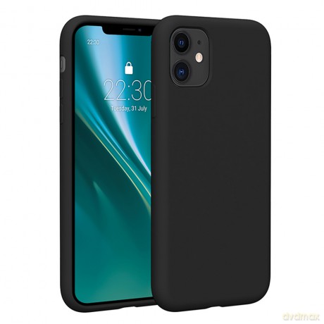 Nakładka Etteri Silicone Case do iPhone 11 czarna