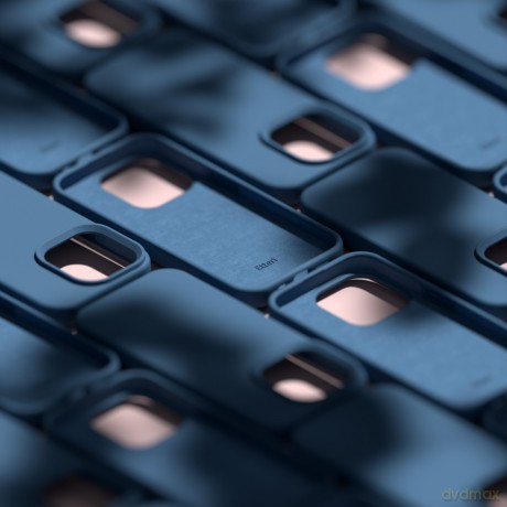 Nakładka Etteri Silicone Case do iPhone 13 6,1" ciemnoniebieska