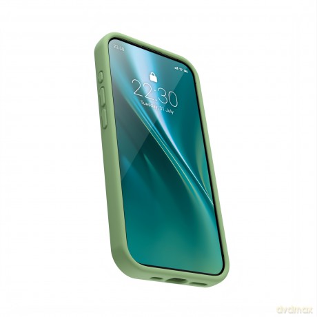 Nakładka Etteri Silicone Case do iPhone 13 6,1" jasnozielona