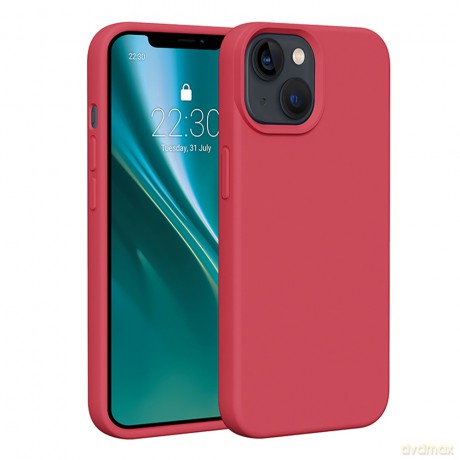 Nakładka Etteri Silicone Case do iPhone 13 6,1" malinowa