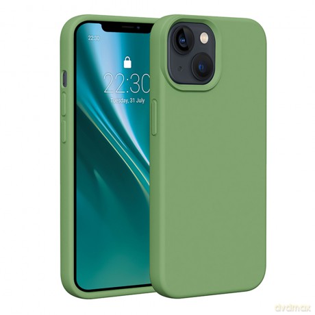 Nakładka Etteri Silicone Case do iPhone 14 6,1" jasnozielona