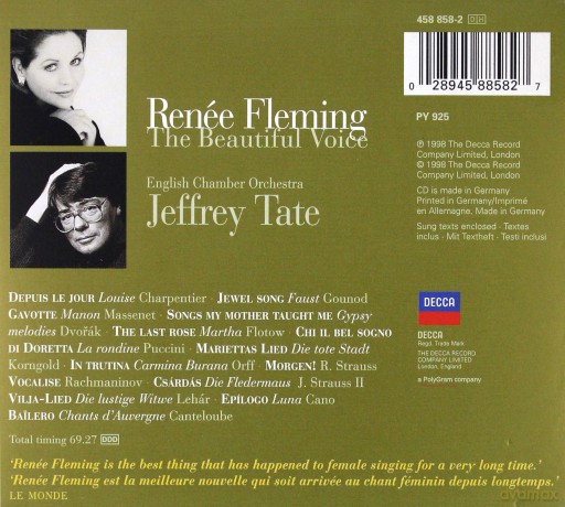 Renee Fleming: The Beautiful Voices [CD]