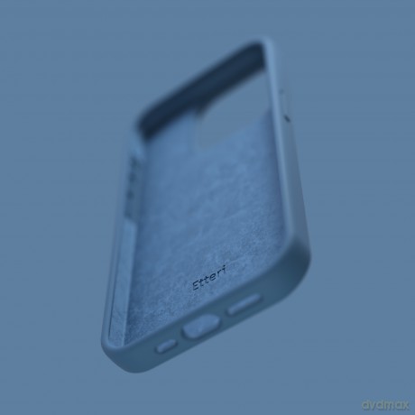 Nakładka Etteri Silicone Case do iPhone 15 6,1" ciemnoniebieska
