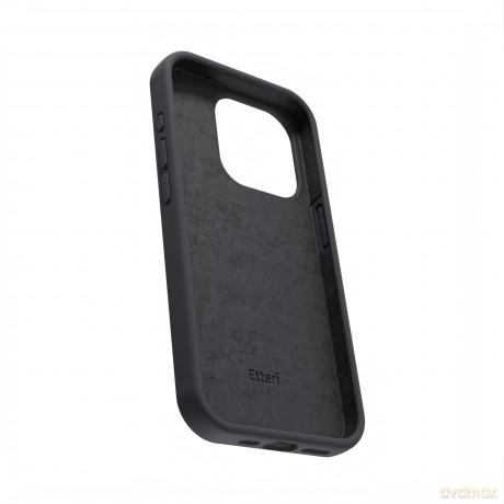 Nakładka Etteri Silicone Case do iPhone 15 Pro 6,1" czarna