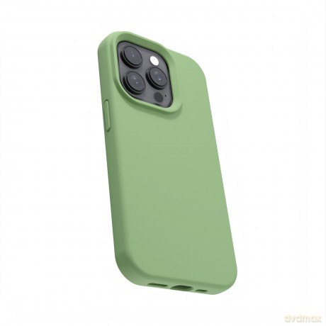 Nakładka Etteri Silicone Case do iPhone 15 Pro 6,1" jasnozielona