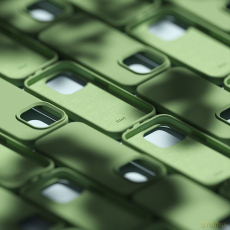 Nakładka Etteri Silicone Case do iPhone 15 Pro 6,1" jasnozielona