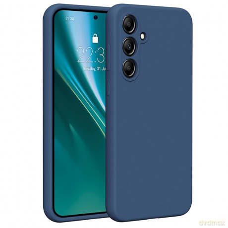 Nakładka Etteri Silicone Case do Samsung Galaxy A55 5G ciemnoniebieska