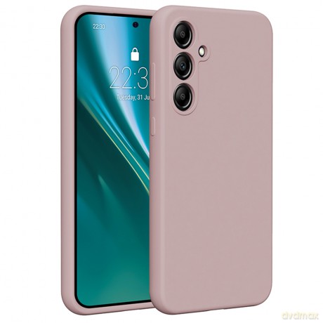 Nakładka Etteri Silicone Case do Samsung Galaxy A55 5G jasnoróżowa