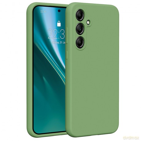 Nakładka Etteri Silicone Case do Samsung Galaxy A55 5G jasnozielona