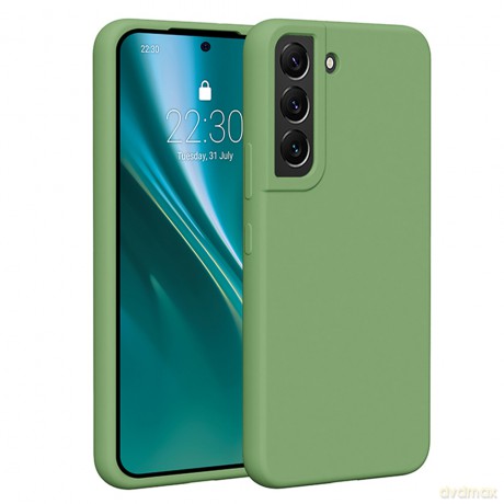 Nakładka Etteri Silicone Case do Samsung Galaxy S22 jasnozielona