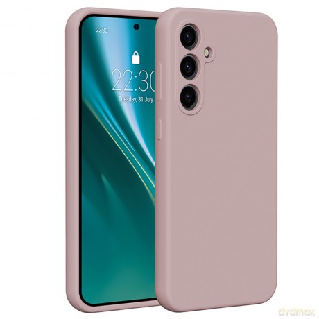 Nakładka Etteri Silicone Case do Samsung Galaxy S23 FE jasnoróżowa