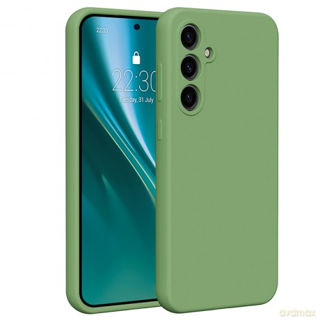 Nakładka Etteri Silicone Case do Samsung Galaxy S23 FE jasnozielona
