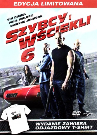 Szybcy i wściekli 6 [DVD]+[T-SHIRT]