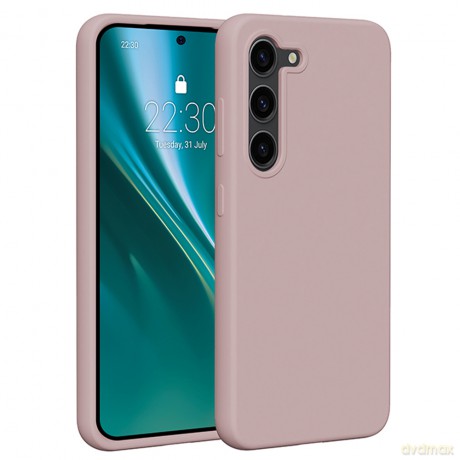 Nakładka Etteri Silicone Case do Samsung Galaxy S23 jasnoróżowa