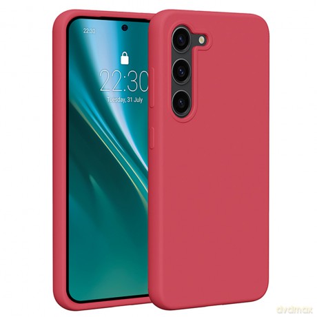 Nakładka Etteri Silicone Case do Samsung Galaxy S23 malinowa