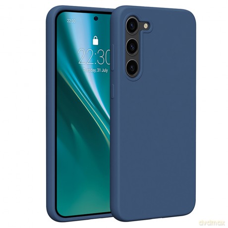 Nakładka Etteri Silicone Case do Samsung Galaxy S23 Plus ciemnoniebieska