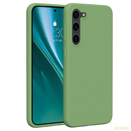 Nakładka Etteri Silicone Case do Samsung Galaxy S23 Plus jasnozielona