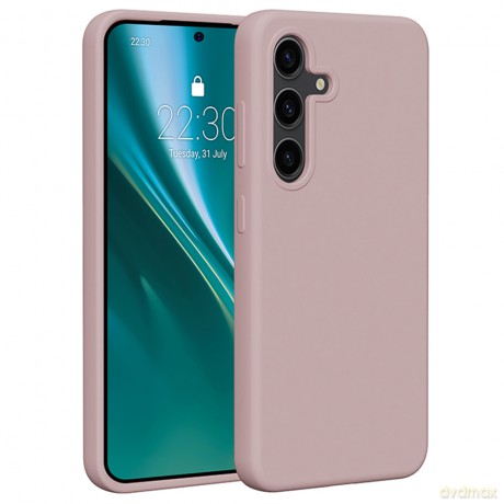 Nakładka Etteri Silicone Case do Samsung Galaxy S24 jasnoróżowa