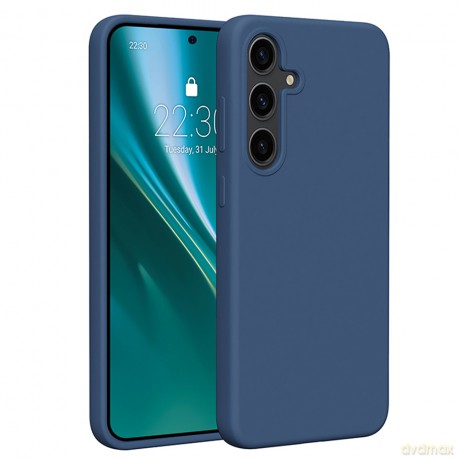 Nakładka Etteri Silicone Case do Samsung Galaxy S24 Plus ciemnoniebieska