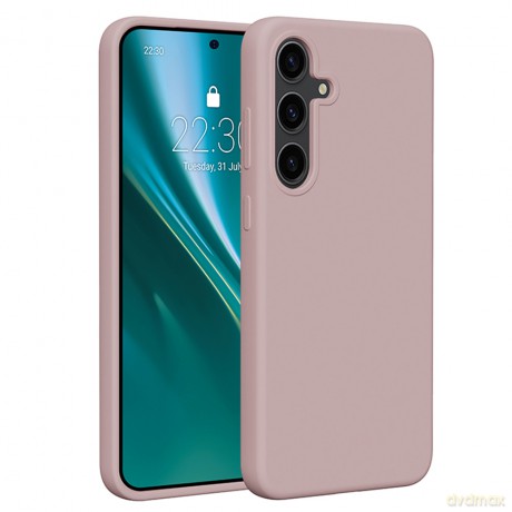 Nakładka Etteri Silicone Case do Samsung Galaxy S24 Plus jasnoróżowa