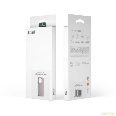 Nakładka Etteri Silicone Case do Samsung Galaxy S24 Plus jasnoróżowa
