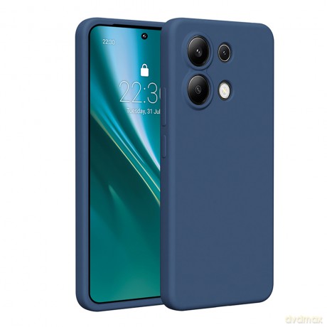 Nakładka Etteri Silicone Case do Xiaomi Redmi Note 13 4G ciemnoniebieska