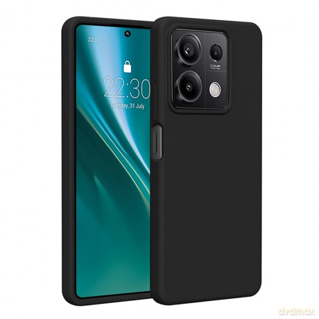 Nakładka Etteri Silicone case do Xiaomi Redmi Note 13 5G czarna
