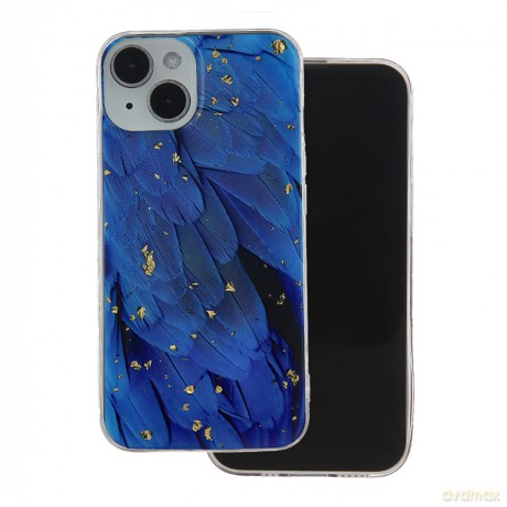 Nakładka Gold Glam do iPhone 12 / 12 Pro 6,1" blue