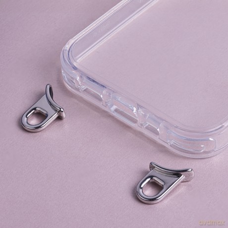 Nakładka Hook do iPhone 15 Pro 6,1" srebrna