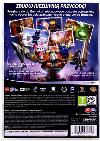 LEGO Przygoda Gra Wideo [GRA PC]