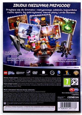 LEGO Przygoda Gra Wideo [GRA PC]