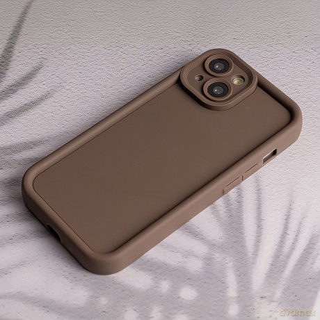 Nakładka Rim TPU do iPhone 12 Pro 6,1" brązowa