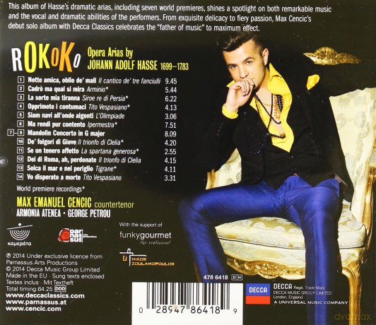Max Emanuel Cencic: Rokoko [CD]