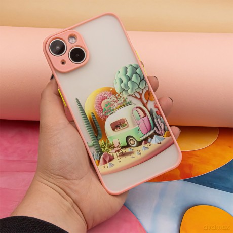 Nakładka Ultra Trendy do iPhone 11 Travel różowa