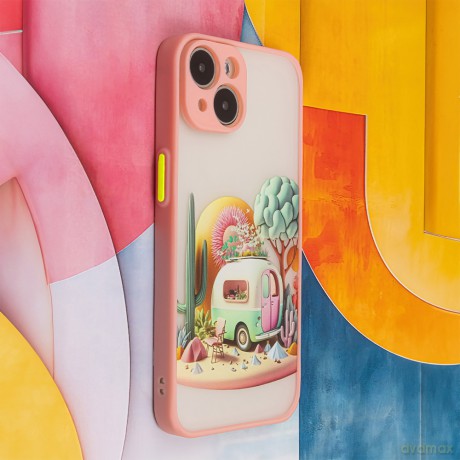 Nakładka Ultra Trendy do iPhone 11 Travel różowa
