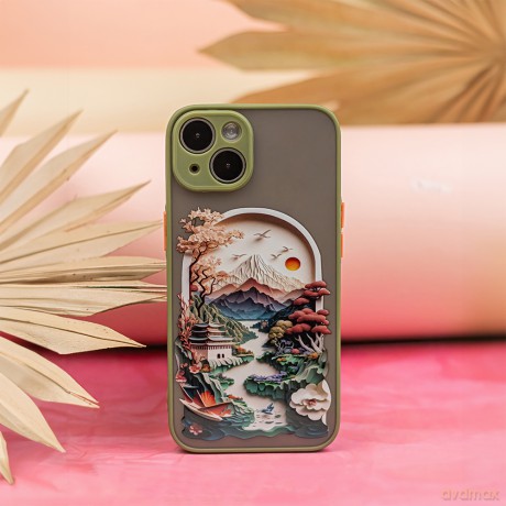 Nakładka Ultra Trendy do iPhone 11 Travel zielona