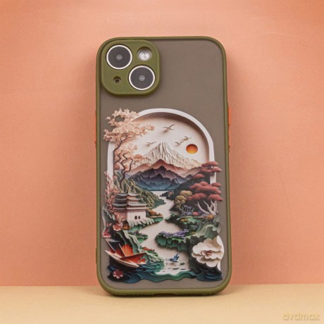 Nakładka Ultra Trendy do iPhone 11 Travel zielona