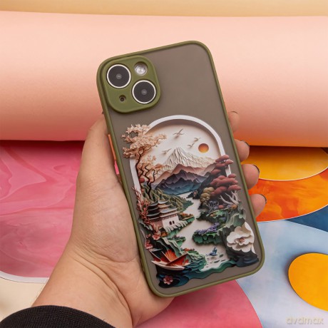 Nakładka Ultra Trendy do iPhone 11 Travel zielona