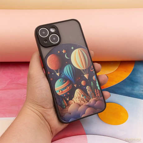 Nakładka Ultra Trendy do iPhone 12 6,1" Travel czarna