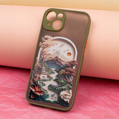 Nakładka Ultra Trendy do iPhone 12 6,1" Travel zielona