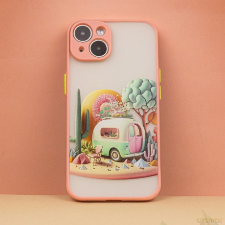 Nakładka Ultra Trendy do iPhone 14 Pro Max 6,7" Travel różowa