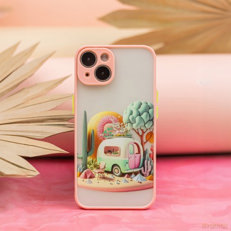 Nakładka Ultra Trendy do iPhone 14 Pro Max 6,7" Travel różowa