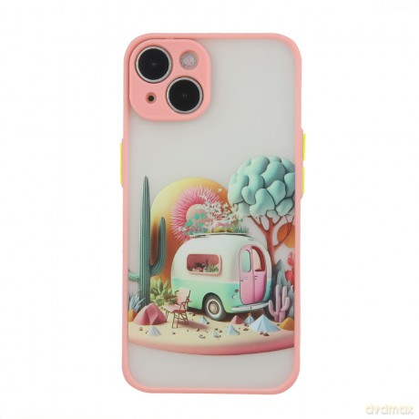 Nakładka Ultra Trendy do iPhone 15 Pro Max 6,7" Travel różowa