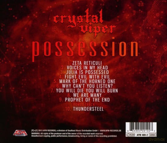 Crystal Viper: Possession [CD]