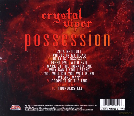 Crystal Viper: Possession [CD]