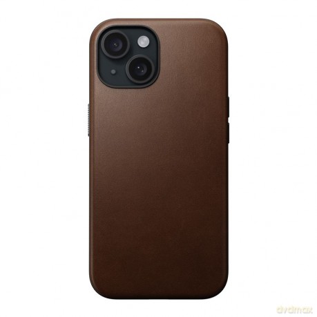 Nomad Modern Leather etui do iPhone 15 6,1" brązowe