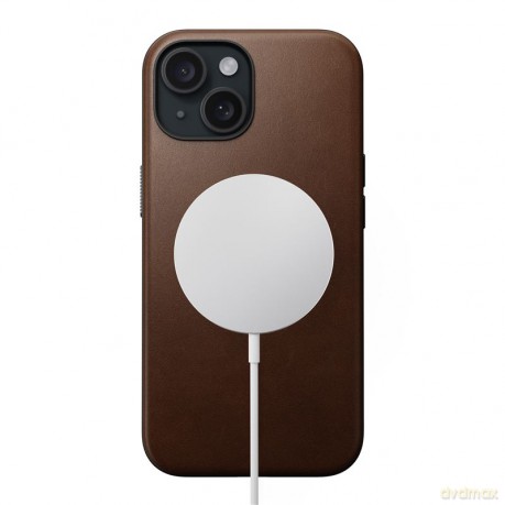 Nomad Modern Leather etui do iPhone 15 6,1" brązowe