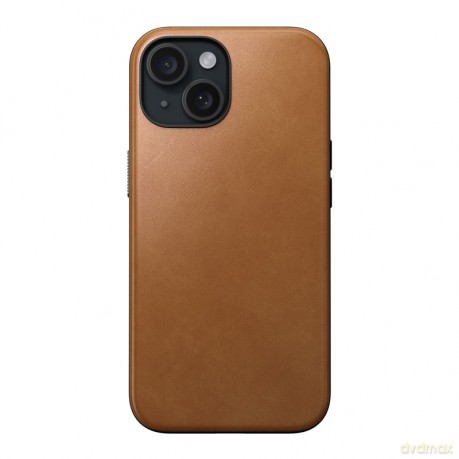 Nomad Modern Leather etui do iPhone 15 6,1" jasnobrązowe
