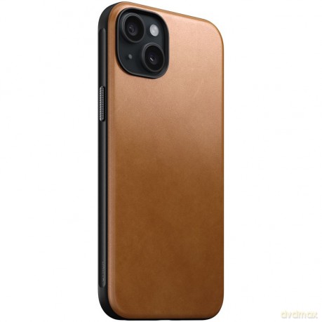 Nomad Modern Leather etui do iPhone 15 Plus 6,7" jasnobrązowe