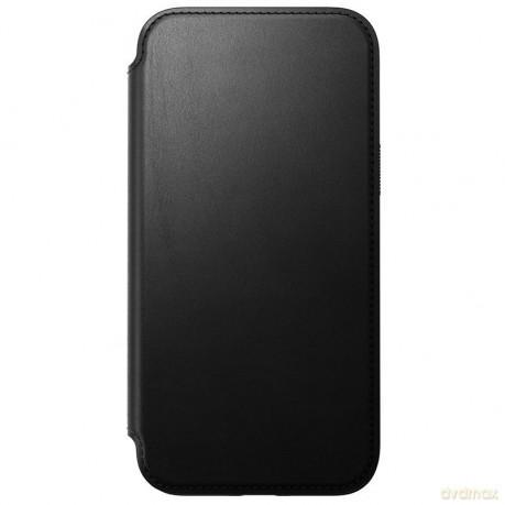 Nomad Modern Leather Folio etui do iPhone 15 Plus 6,7" czarne